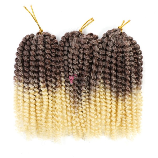 Codite de par Afro Marley de 20 cm MLY000 Crochet Braids Blond Inchis cu Blond Deschis